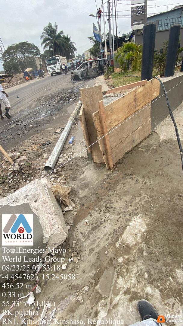 Pendant les travaux - Réparation mur de soutenement - Travaux spéciaux